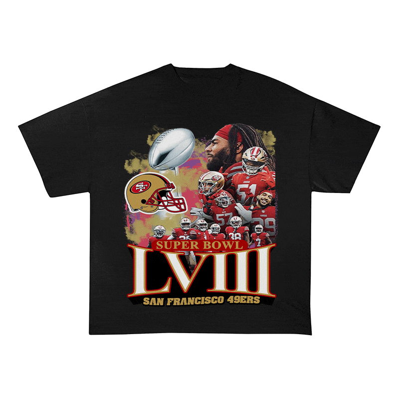 SUPERBOWL HEAVY WEIGHT COTTON TEE-9206