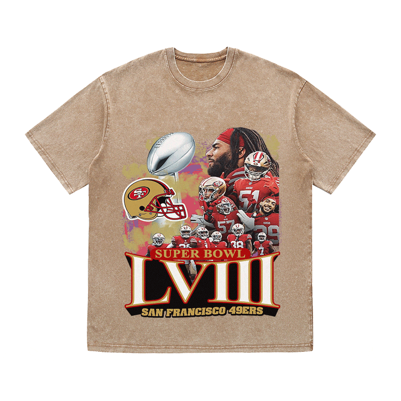 SUPERBOWL HEAVY WEIGHT COTTON TEE-9206