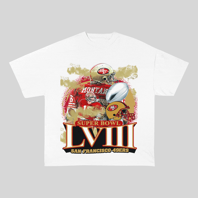 SUPERBOWL HEAVY WEIGHT COTTON TEE-9207