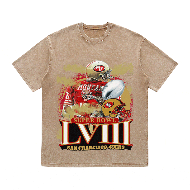 SUPERBOWL HEAVY WEIGHT COTTON TEE-9207