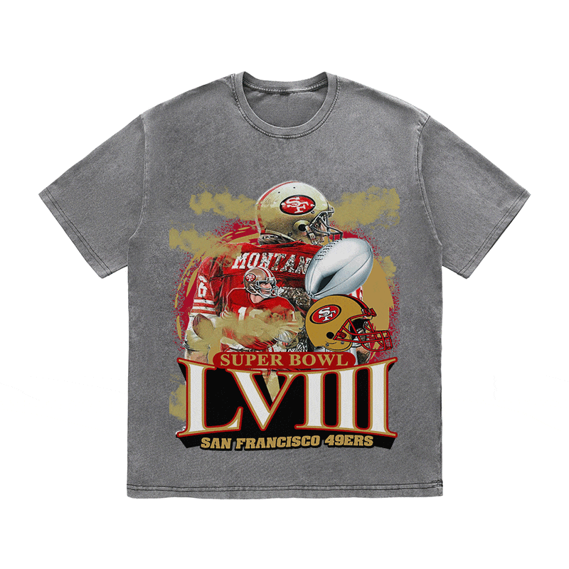 SUPERBOWL HEAVY WEIGHT COTTON TEE-9207