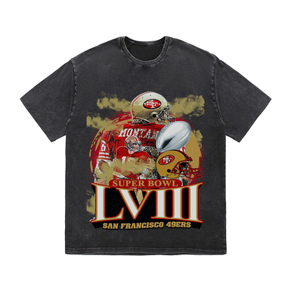 SUPERBOWL HEAVY WEIGHT COTTON TEE-9207