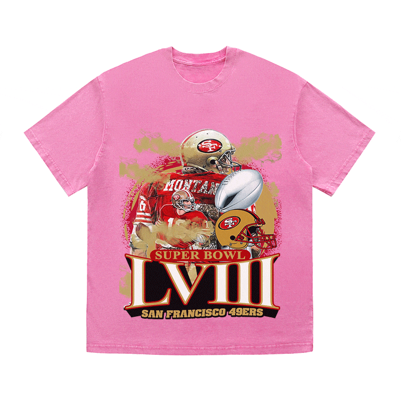 SUPERBOWL HEAVY WEIGHT COTTON TEE-9207