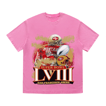 SUPERBOWL HEAVY WEIGHT COTTON TEE-9207