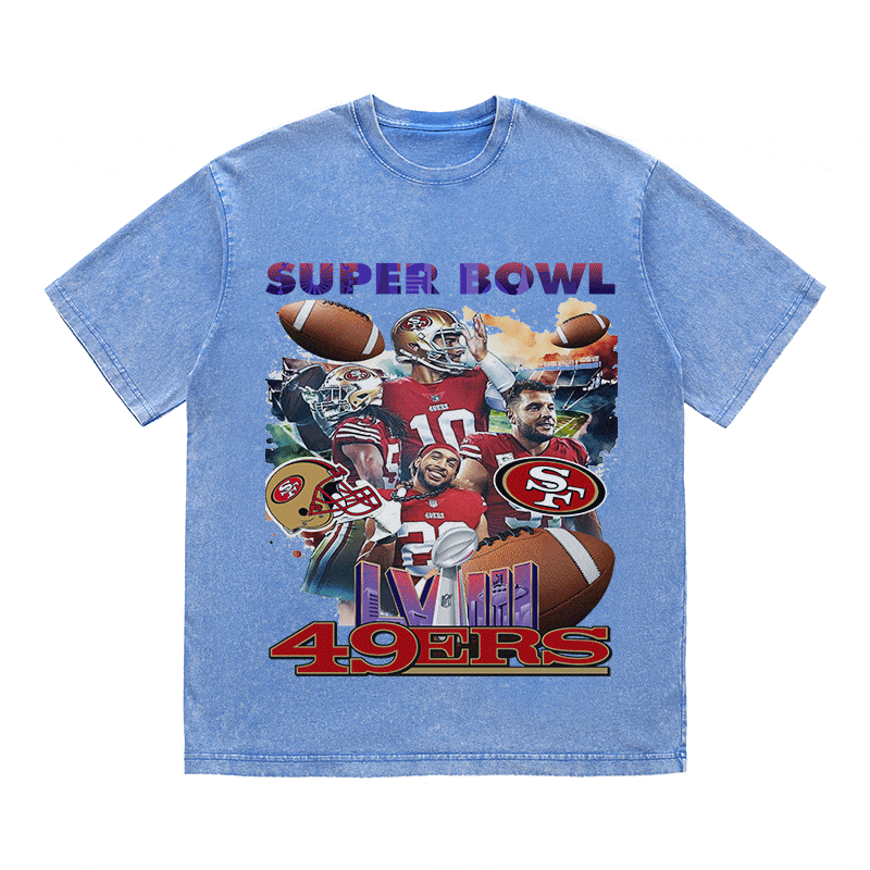SUPERBOWL HEAVY WEIGHT COTTON TEE-9208