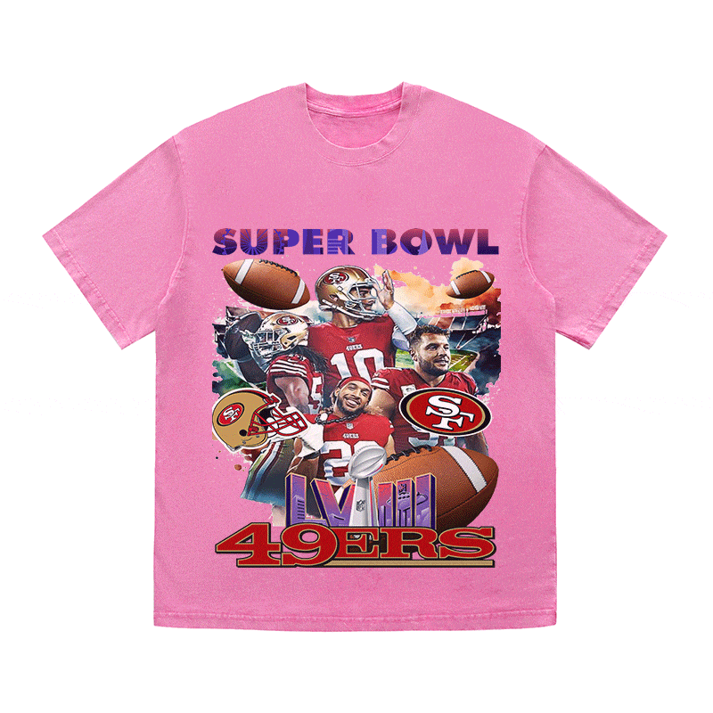 SUPERBOWL HEAVY WEIGHT COTTON TEE-9208