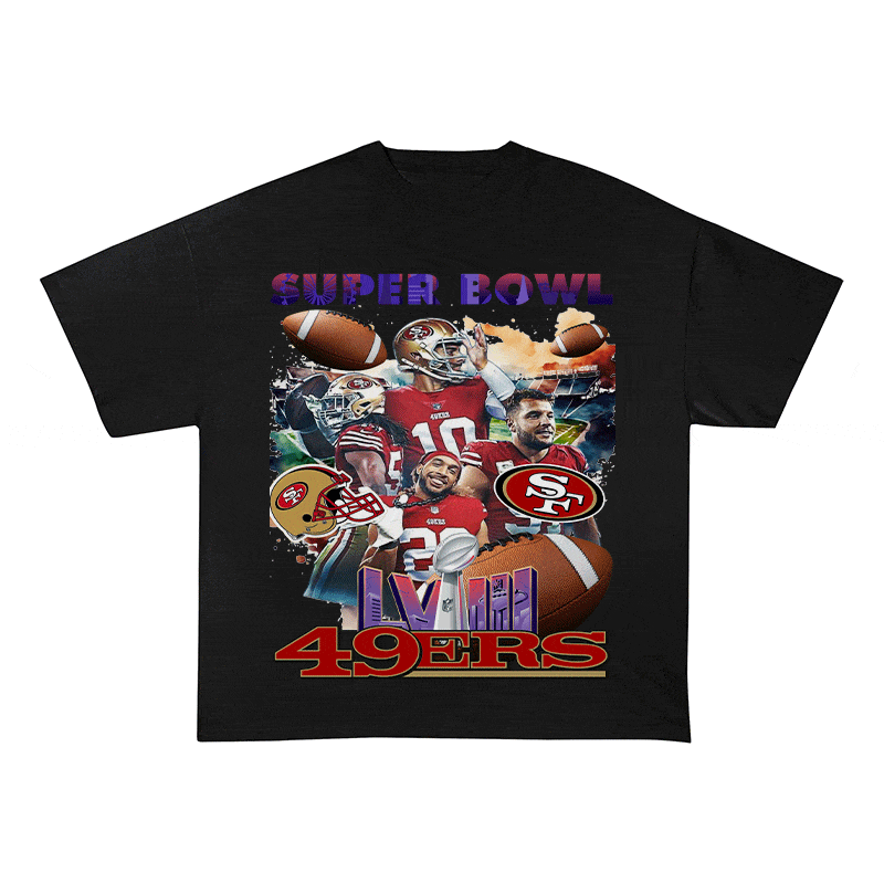 SUPERBOWL HEAVY WEIGHT COTTON TEE-9208