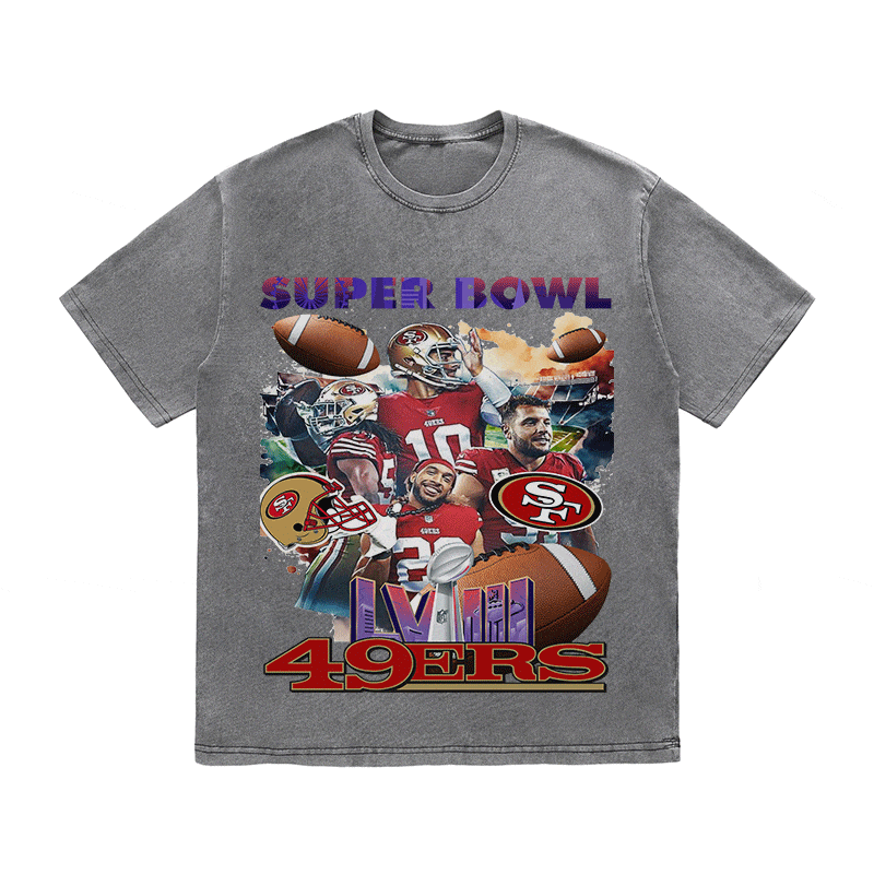 SUPERBOWL HEAVY WEIGHT COTTON TEE-9208