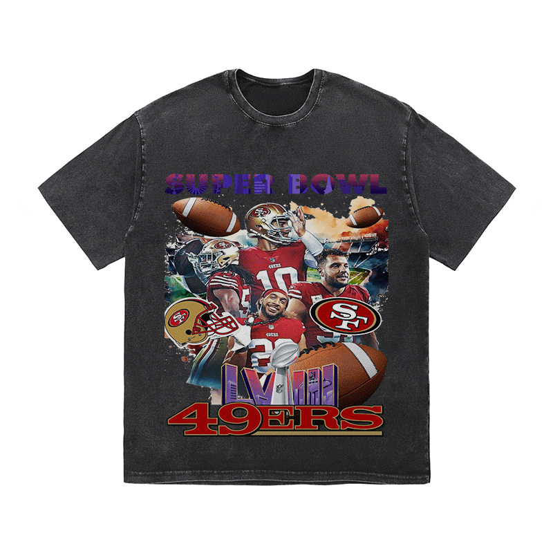 SUPERBOWL HEAVY WEIGHT COTTON TEE-9208