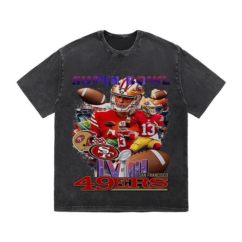 SUPERBOWL HEAVY WEIGHT COTTON TEE-9209
