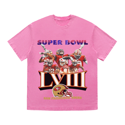 SUPERBOWL HEAVY WEIGHT COTTON TEE-9214