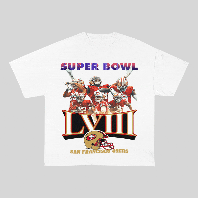SUPERBOWL HEAVY WEIGHT COTTON TEE-9214
