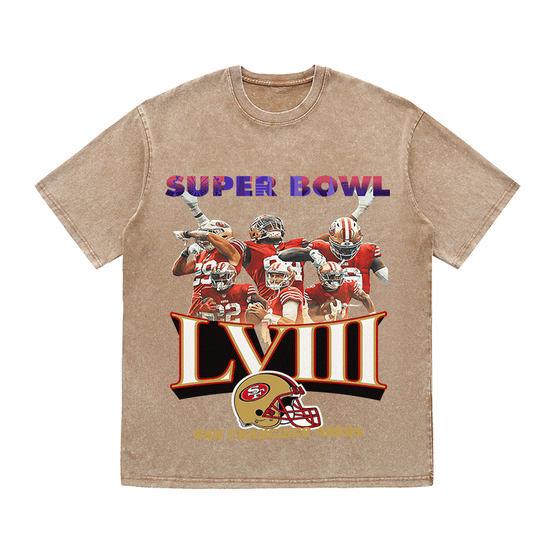 SUPERBOWL HEAVY WEIGHT COTTON TEE-9214