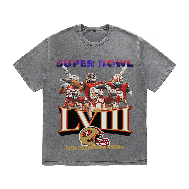 SUPERBOWL HEAVY WEIGHT COTTON TEE-9214
