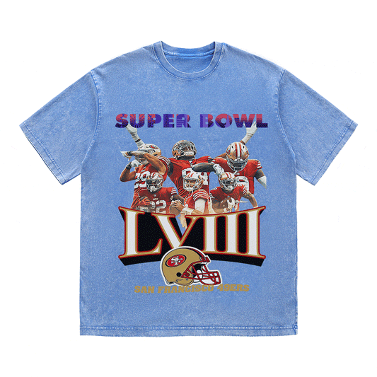 SUPERBOWL HEAVY WEIGHT COTTON TEE-9214