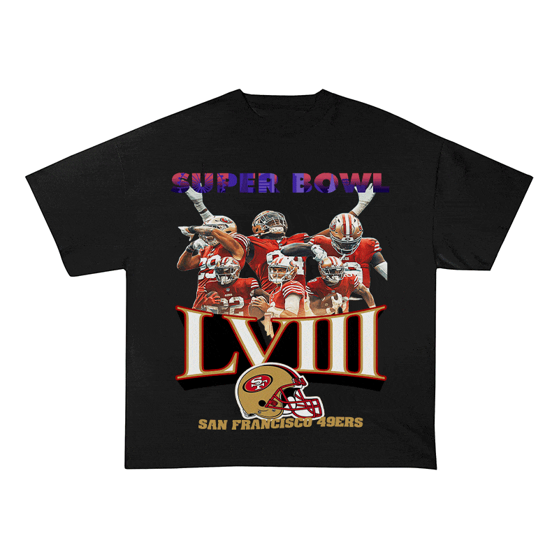 SUPERBOWL HEAVY WEIGHT COTTON TEE-9214