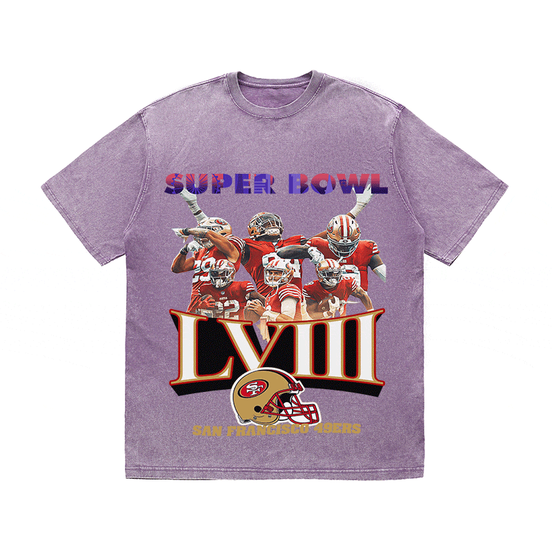 SUPERBOWL HEAVY WEIGHT COTTON TEE-9214