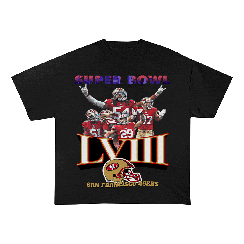 SUPERBOWL HEAVY WEIGHT COTTON TEE-9215
