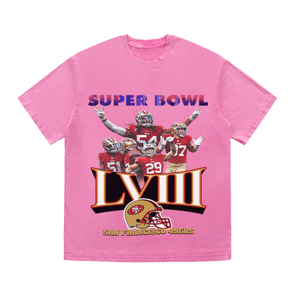 SUPERBOWL HEAVY WEIGHT COTTON TEE-9215