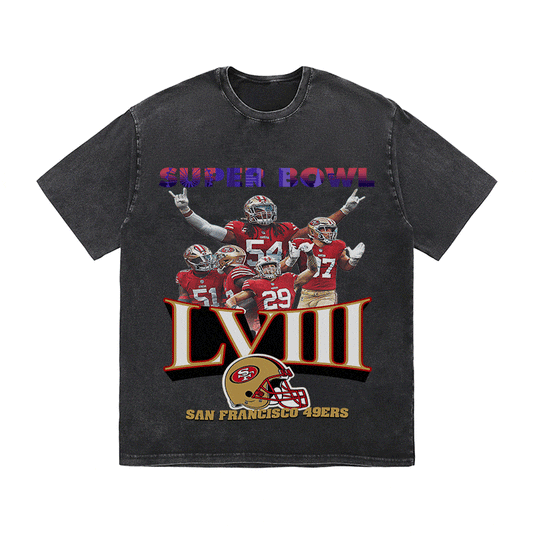 SUPERBOWL HEAVY WEIGHT COTTON TEE-9215