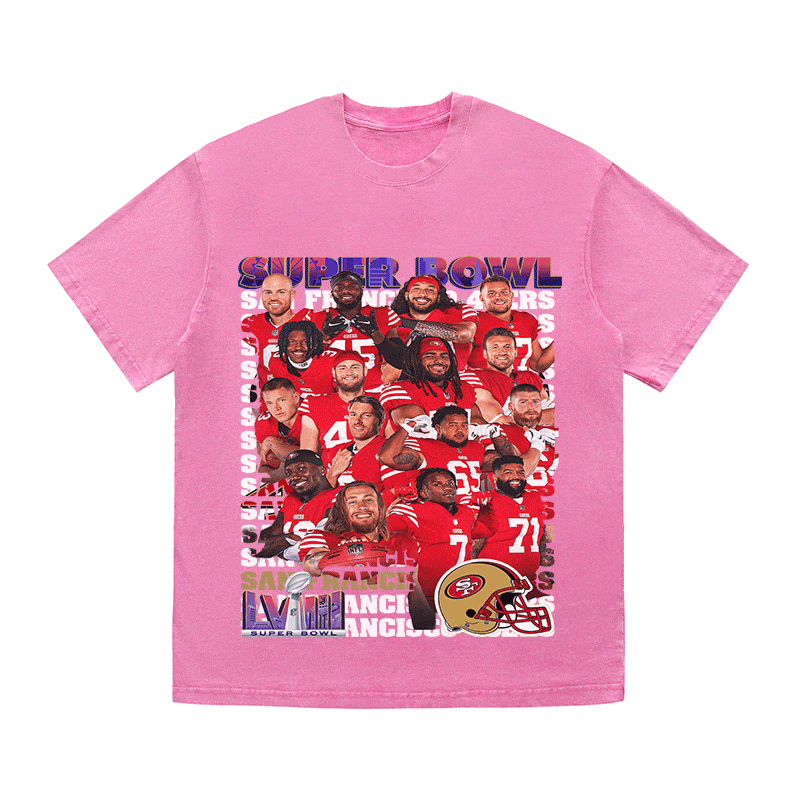 SUPERBOWL HEAVY WEIGHT COTTON TEE-9216