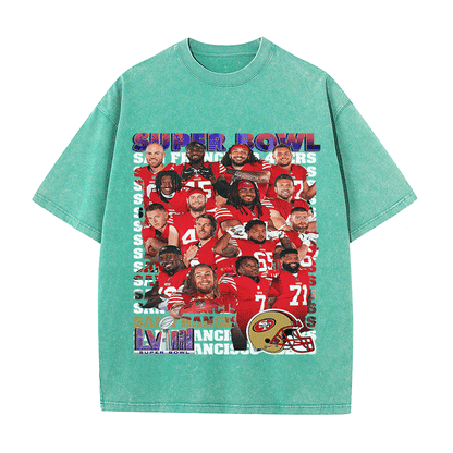 SUPERBOWL HEAVY WEIGHT COTTON TEE-9216