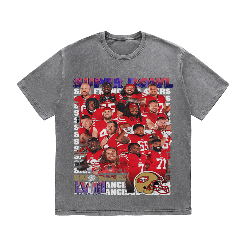 SUPERBOWL HEAVY WEIGHT COTTON TEE-9216