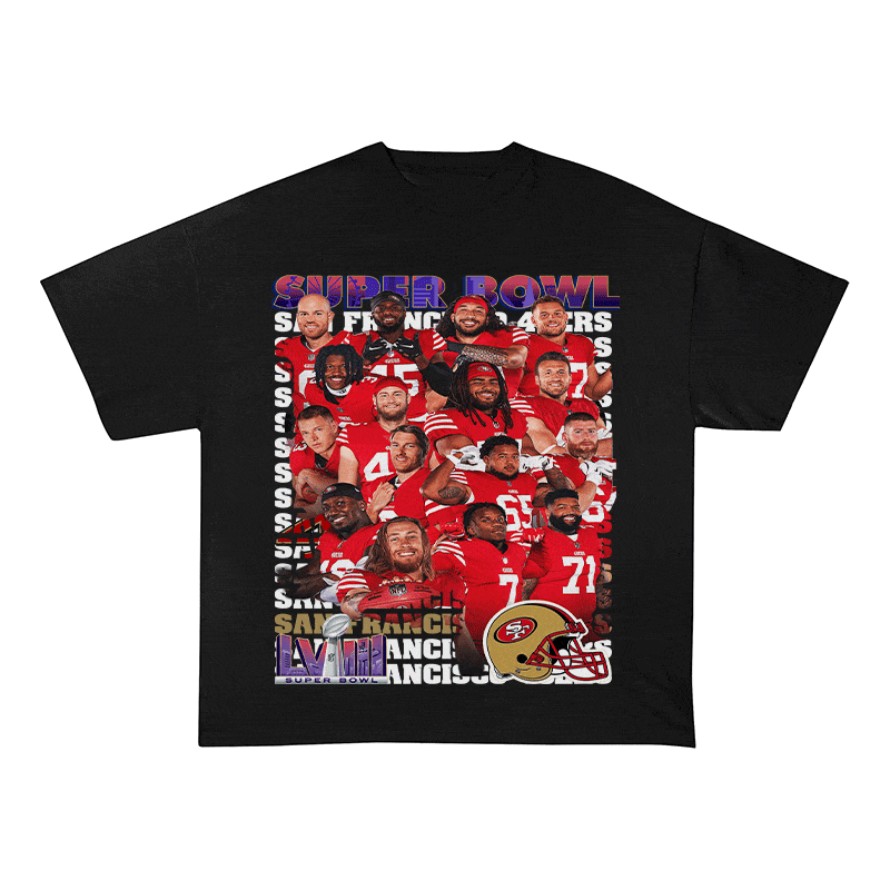SUPERBOWL HEAVY WEIGHT COTTON TEE-9216