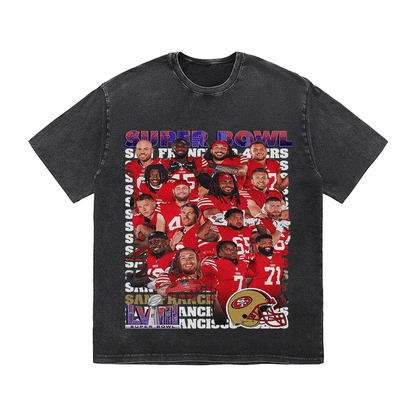SUPERBOWL HEAVY WEIGHT COTTON TEE-9216