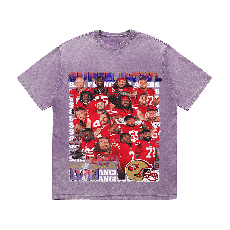 SUPERBOWL HEAVY WEIGHT COTTON TEE-9216