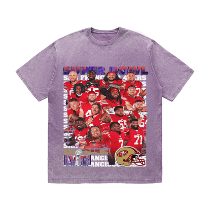 SUPERBOWL HEAVY WEIGHT COTTON TEE-9216