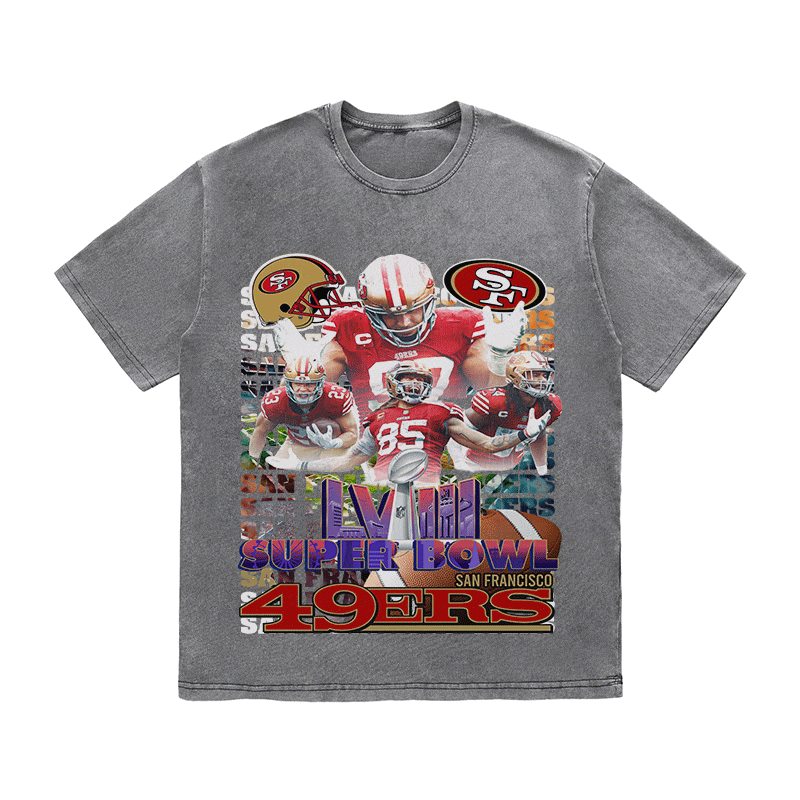 SUPERBOWL HEAVY WEIGHT COTTON TEE-9217
