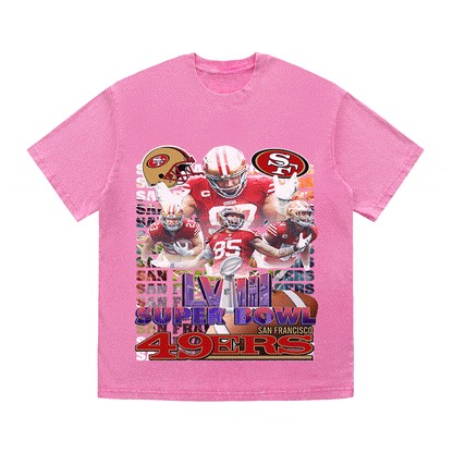 SUPERBOWL HEAVY WEIGHT COTTON TEE-9217