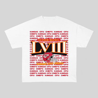 SUPERBOWL HEAVY WEIGHT COTTON TEE-9218
