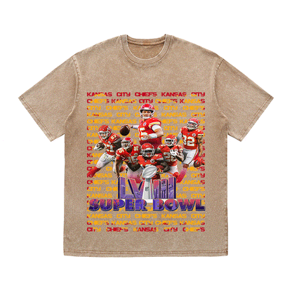 SUPERBOWL HEAVY WEIGHT COTTON TEE-9219
