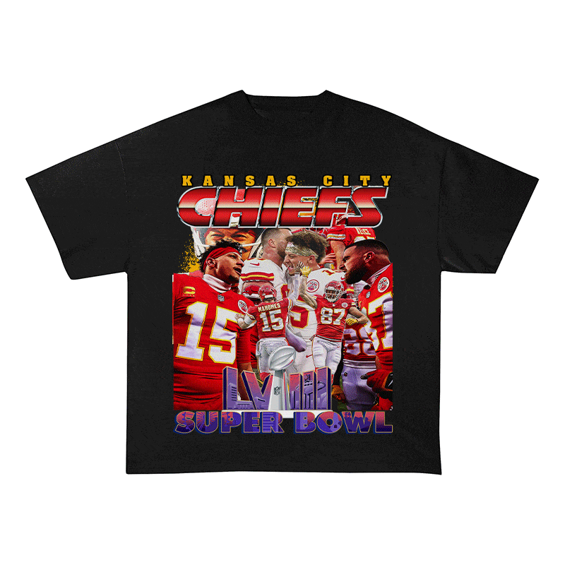 SUPERBOWL HEAVY WEIGHT COTTON TEE-9222