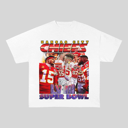 SUPERBOWL HEAVY WEIGHT COTTON TEE-9222