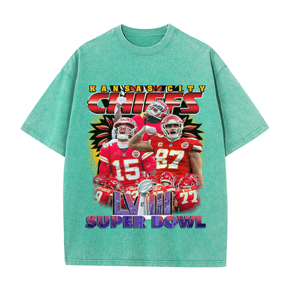 SUPERBOWL HEAVY WEIGHT COTTON TEE-9224