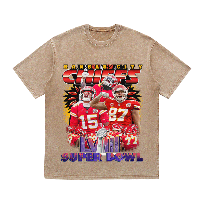 SUPERBOWL HEAVY WEIGHT COTTON TEE-9224