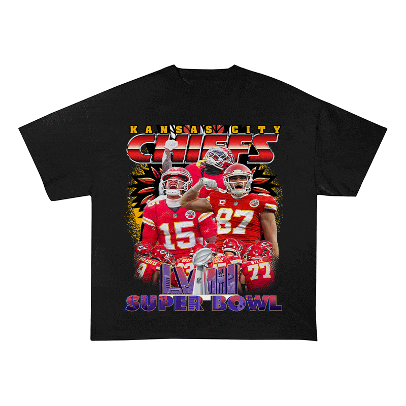 SUPERBOWL HEAVY WEIGHT COTTON TEE-9224