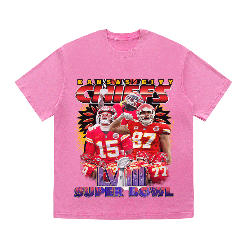 SUPERBOWL HEAVY WEIGHT COTTON TEE-9224