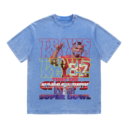 SUPERBOWL HEAVY WEIGHT COTTON TEE-9229