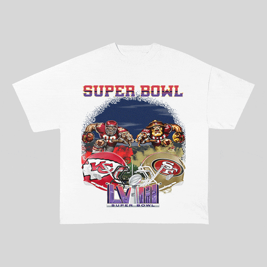 SUPERBOWL6 WO YEAR HEAVY WEIGHT COTTON TEE-9185
