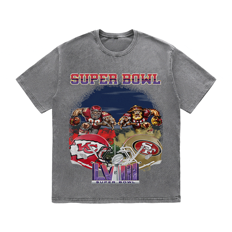 SUPERBOWL6 WO YEAR HEAVY WEIGHT COTTON TEE-9185