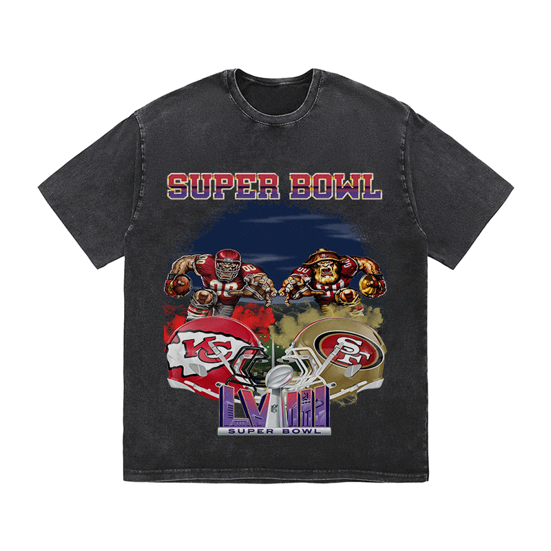 SUPERBOWL6 WO YEAR HEAVY WEIGHT COTTON TEE-9185