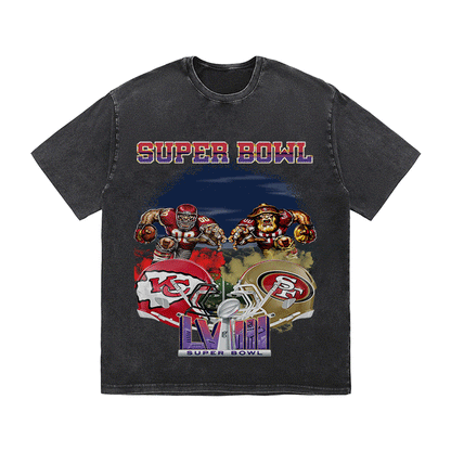 SUPERBOWL6 WO YEAR HEAVY WEIGHT COTTON TEE-9185