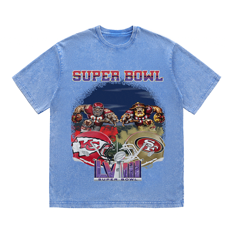 SUPERBOWL6 WO YEAR HEAVY WEIGHT COTTON TEE-9185
