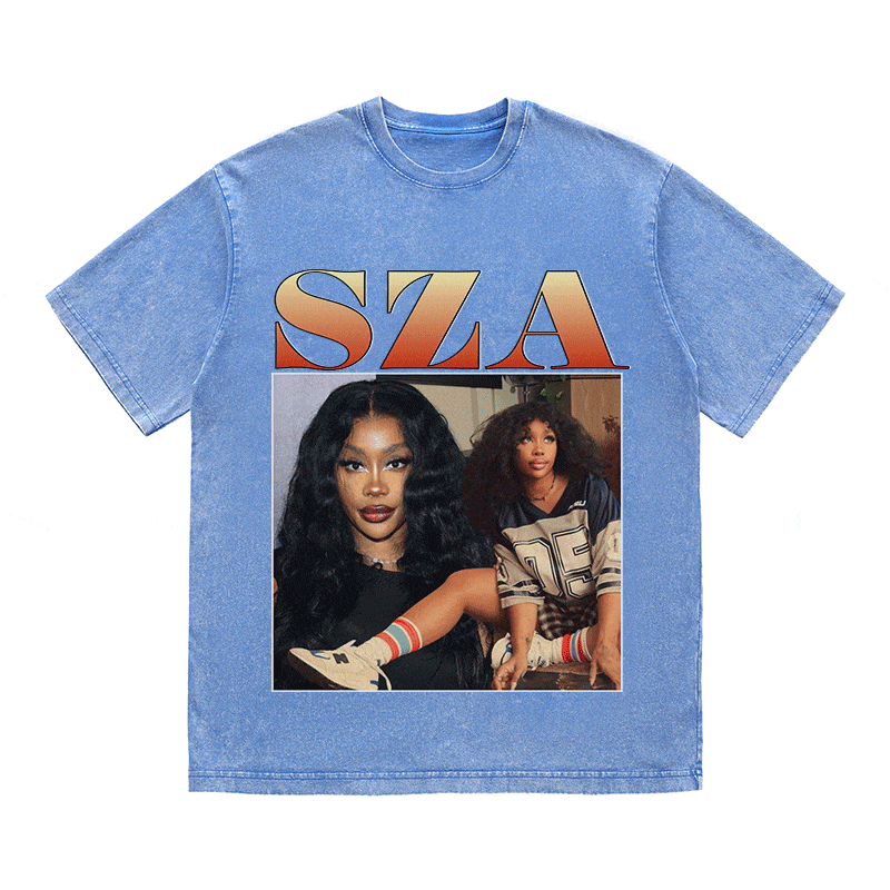 RDMCLOTHINGART tapestry hoodie SZA HEAVY WEIGHT COTTON TEE-8870