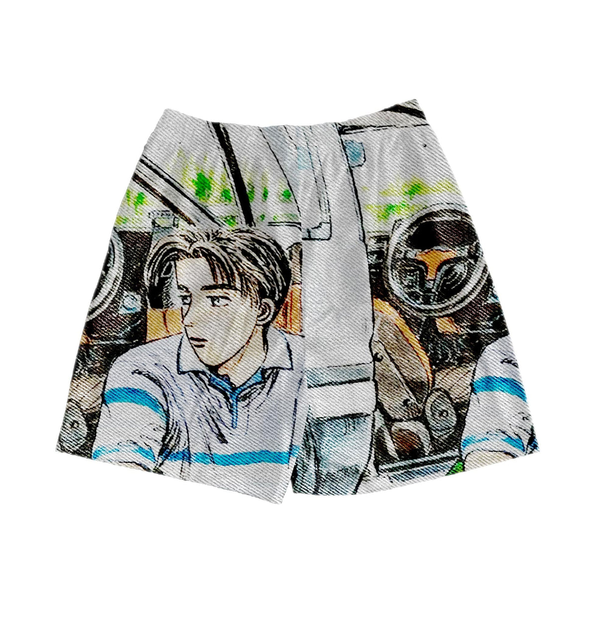 TAKUMI FUJIWARA TAPESTRY SHORTS