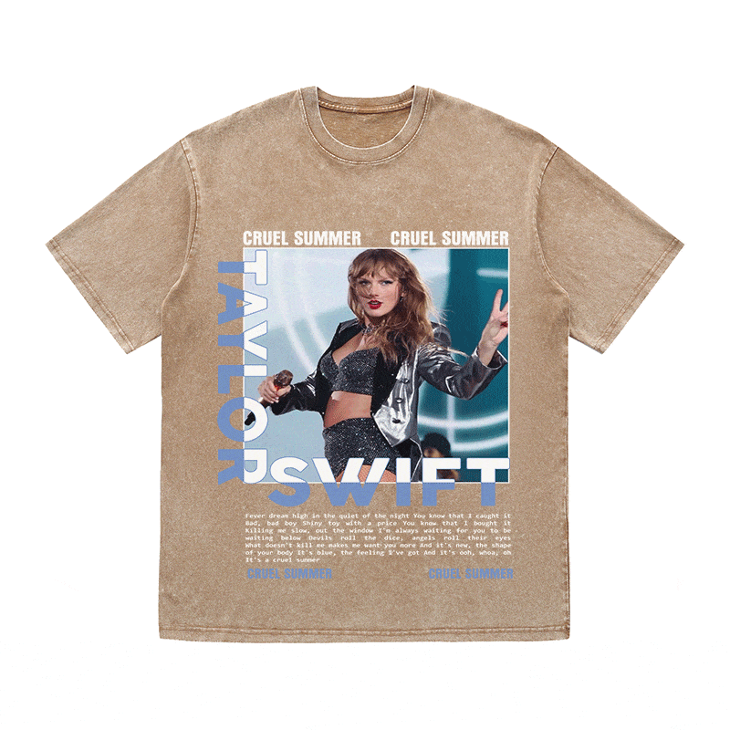 TAYLOR HEAVY WEIGHT COTTON TEE-9022